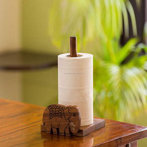 Iron Wire Wall Mounted Kitchen <b>Paper</b> <b>Towel</b> Holder With Brown Powder Coating Finishing Unique Design Best Quality For Organizer - Product Image 6