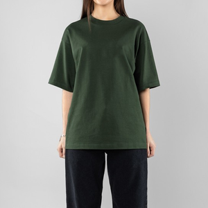 OEM High Quality Men Heavyweight 100% Cotton Oversized Unisex Plain Blank Drop Shoulder Boxy <b>Tshirt</b> Women Tees Manufacturer - Product Image 2