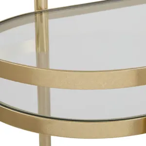 Carrito de Metal Industrial Hecho a Mano con Múltiples Estantes, Carrito Rodante Dorado Premium para Bebidas, Plateado, Seguro, de Zahid Expotrs - Product Image 3