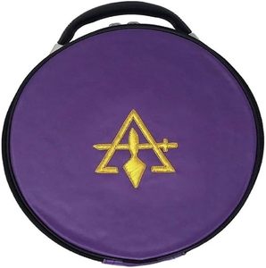 Estuche para sombrero/gorra de masón, color morado, para la insignia del Arco Real y la logia masónica, para exmaestros masónicos seleccionados - sombrero fez masónico - Product Image 1