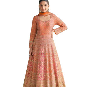 Nuevo Catálogo de Vestidos de Georgette Listos para Usar de Diseñador Sayuri Rutba, 4 Piezas, para Mujer - Product Image 1