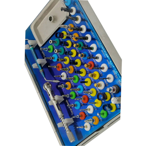Kit de trephines manuelles en acier pour chirurgie, porte-fraise, irrigation, implantation, greffe d'os, usage médical chirurgical, dentisterie - Product Image 6