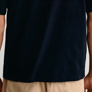 Camiseta Oversize de Algodón para Hombre, Negra Lisa, Estilo Urbano con Bolsillo, Personalizable con Logo, Manga Corta, Moda Hip Hop, Proveedor Mayorista - Product Image 6