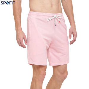Pantalones Cortos Deportivos de Malla 100% Algodón de Secado Rápido para Hombre, con Cordón, Tejido de Punto, Color Sólido, para Correr, Entrenamiento, Gimnasio, Casual - Product Image 4