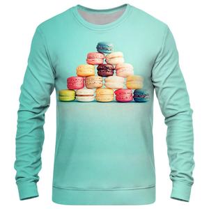 Custom Women 100% Cotton Heavy <b>Weight</b> O-neck Fleece Pullover Women Sublimation Sweatshirt Plus Size Winter Quick Dry Breathable - Product Image 2