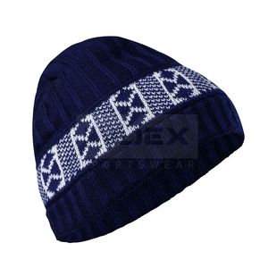 Gorro de Punto Premium para Hombre, Gorro de Invierno Suave y Elástico con Puño, Gorro Personalizado con Logotipo, Gorro de Invierno Acrílico Cálido, Ajuste Cómodo - Product Image 4
