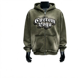Sudadera Deportiva de Primavera para Hombre, Premium, de Felpa Gruesa, Oversize, con Logotipo Personalizado, Transpirable, de Secado Rápido, para Entrenamiento - Product Image 3