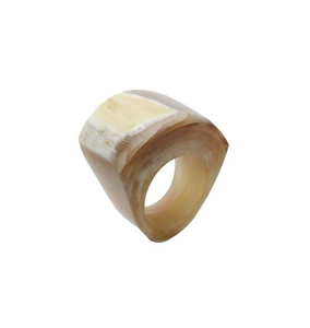 Handcrafted Eco-Friendly Modern Horn Ladies Jewelry <b>Rings</b> Natural Craft Buffalo Horn for Wedding Decorative Durable Quality - Product Image 5