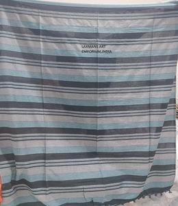 Draps de lit faits à la main en coton rayé de couleurs unies/tapisserie murale fournisseur en gros de l'Inde jetés à la main - Product Image 4