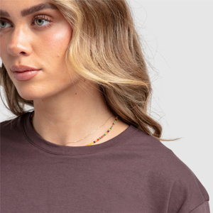 เสื้อยืดสีพื้นขายดีสำหรับผู้หญิง ปี 2026 ไซส์ใหญ่ เสื้อผ้าฤดูร้อน สไตล์ใหม่ เสื้อยืดแขนสั้นระบายอากาศได้ดีสำหรับผู้หญิง รับสั่งทำ - Product Image 4