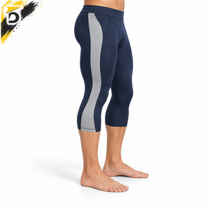Legging Capri pour homme, doté d'un tissu doux et performant, d'un ajustement flexible et d'un soutien confortable pour l'entraînement, le fitness et l'usage quotidien. - Product Image 4
