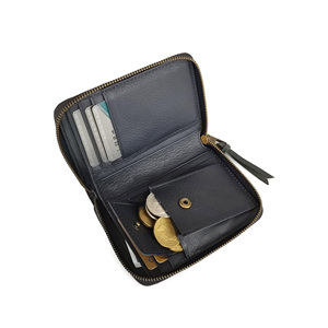 [Top Ranking] High Quality Handmade Castello Genuine Vegetable Tanned Leather Unisex Open Short Vertical Coin <b>Wallet</b> - Product Image 3