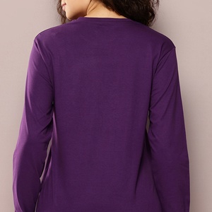 T-shirt Femme Tendance Personnalisable avec Broderie et Épaules Tombantes, 100% Coton, Orné d'Appliques et de Patchs, Fabriqué au Bangladesh 2026 - Product Image 4