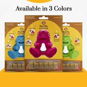 Juguete para Perro Dogsee Treatoy Puff & Play Yeti, de TPR, Apto para Microondas, Color Rosa - Product Image 5