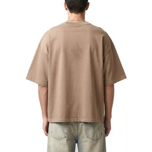 Nouvel Arrivage T-shirt Homme Coupe Boxy en Coton Premium Épais, Tissu Lourd, Coupe Décontractée, Style Streetwear Décontracté pour le Quotidien Moderne - Product Image 2