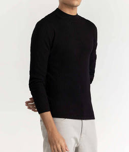 Pull tricoté ample à col rond pour homme, nouvelle collection automne, haute qualité, vente en gros personnalisée - Product Image 4