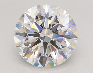 Diamante CVD de 5.08 quilates, corte redondo brillante, color blanco, claridad VVS1, corte excelente, para la elaboración de joyas. - Product Image 1