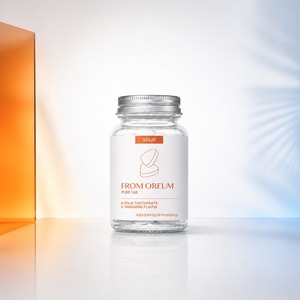 [FROM OREUM] Pasta de Dientes Sólida con Sabor a Mandarina de Jeju, Selección para Viajes y Estilo de Vida, para Compradores - Product Image 4
