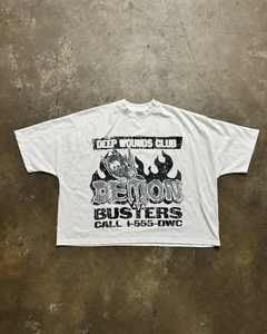 เสื้อยืดทรงบ็อกซี่แบบครอปสั่งทำขายส่งสำหรับผู้ชาย เสื้อยืดลายกราฟิกสตรีทแวร์ดีไซน์เนอร์ เสื้อยืดโอเวอร์ไซส์ผ้าฝ้าย 100% หนานุ่มสำหรับผู้ชาย - Product Image 1