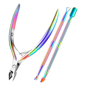 Cuticle Trimmer Cuticle Remover with Cuticle Pusher Stainless Steel utilized to manicures and pedicures - Product Image 1