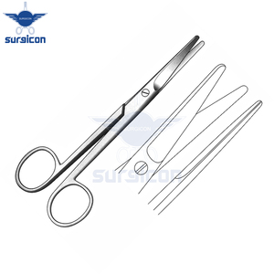 Tijeras Mayo de 14 cm (5½ Pulgadas), Rectas, de Acero Inoxidable, Reutilizables, para Cirugía General y Corte de Tejidos - Product Image 6