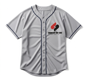 Premium Baseball Jersey Men Women Button <b>Down</b> Sports Jersey Breathable Polyester Custom Team Uniform Sportswear Wholesale OEM - Product Image 1