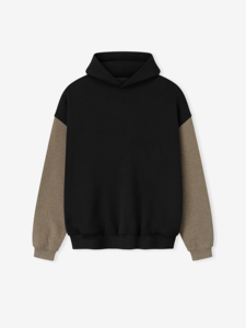 Sudadera con Capucha para Hombre, Color Negro y Verde Oliva, Estilo Casual, Transpirable, Tendencia Oversize, con Logotipo Personalizado 2026 - Product Image 5