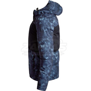 Vestes en duvet pour hommes avec fermeture éclair et capuche, style personnalisé avec logo, vestes en duvet pour hommes - Product Image 4