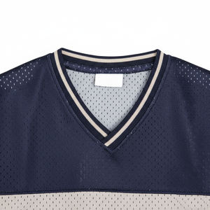 Camiseta Deportiva de Fútbol Americano Personalizada con Malla Transpirable, Cuello en V, Dos Tonos, Tallas Grandes para Hombre - Product Image 3