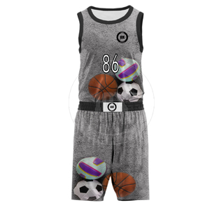 Vêtements de sport personnalisés avec impression résistante à la décoloration et uniforme de basketball léger et confortable pour les tournois - Product Image 2