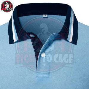 Chemise en coton tissé respirant bleu ciel, style unique fait main, qualité supérieure, col à revers, collection été - Product Image 6