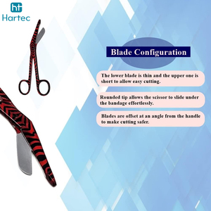Good Supplier Customized Made Medical Lister Bandage Scissors 5.5 Stainless Steel <b>Nurse</b> Scissors For First Aid & Clinic Use - Product Image 4