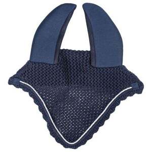 High Quality Customized Design Blue Color Horse <b>Fly</b> Veil Ear Bonnet Equestrian Horse Riding Product Available in All Designs - Product Image 5