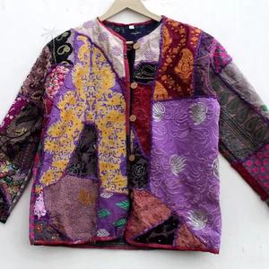 Chaqueta India Abrigo de mujer Chaqueta Bohemia Abrigos de algodón para mujer - Product Image 1