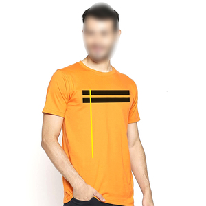 Camisetas de Punto 100% Algodón para Hombre, Color Naranja, Buena Venta, Hechas en Pakistán, Personalización con Logotipo, Precio de Fábrica, Ropa para Exteriores - Product Image 1