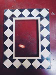 bone inly photo <b>frames</b> hand made photo <b>frames</b> <b>black</b> and white pattern photo <b>frames</b> photo album accessories - Product Image 1