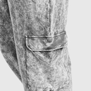 Ensemble sweat-shirt et pantalon décontracté pour homme, gris, à capuche, en polaire polyester/coton, respirant, coupe régulière, poches latérales, fermeture à cordon - Product Image 6