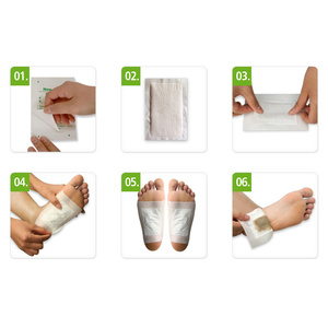 Patchs détoxifiants pour les pieds aux ingrédients naturels, sachet refermable, vendu par sachet - Product Image 6