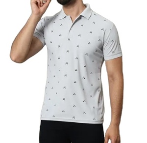 Polo T-shirts imprimés en gros, T-shirts Polo en polyester pour hommes, Polos vierges pour sublimation, Polos personnalisés avec logo, Chemises de golf - Product Image 3