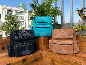 Sac à dos multifonctionnel en cuir suédé de haute qualité d'usine avec sac à dos pour femmes pour ordinateur portable de luxe portable de grande capacité - Product Image 3