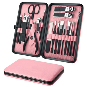 Juego de Manicura y Pedicura Profesional de Lujo de 19 Piezas, Kit de Cortauñas de Acero Inoxidable 5 en 1, Cortadores de Uñas, Tijeras de Belleza - Product Image 5