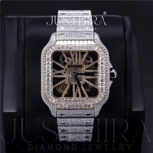 Wholesale Supply Moissanite Diamond <b>Watch</b> <b>for</b> Men Luxury Iced Out Wristwatch with Durable Construction Available At Best Price - Product Image 2