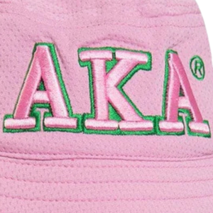 Chapeau Bob AKA pour Femme Brodé à Large Bord, Chapeau de Soleil Rose Vert en Coton, Casquette de Pêcheur Décontractée pour l'Extérieur, Chapeau d'Été - Product Image 5