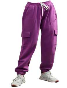 Pantalones Cargo de Cintura Alta para Mujer, Tejidos en Spandex y Algodón, Transpirables, Casuales, Largos, de Color Sólido, Ropa de Trabajo de Invierno - Product Image 3