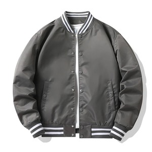Blouson universitaire matelassé unisexe en toile à capuche, couleur unie, coupe-vent, imperméable, style décontracté pour couple - Product Image 3