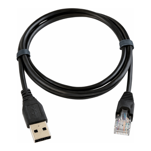 Câble USB vers RJ50 de 6 pieds pour lecteur de codes Brady, scanner de codes-barres et usage en laboratoire - Product Image 2