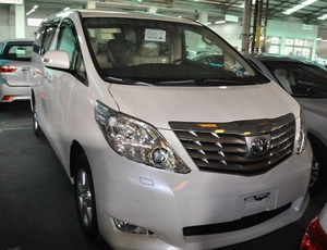 แผ่นบังแดดหน้าต่างรถยนต์ วัสดุ PMMA  100% ตรงรุ่น ยี่ห้อ HIC สีรมควัน สำหรับ TOYOTA Alphard/Toyota Vellfire ปี 2008~2014 - Product Image 1