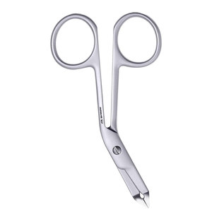 Pinzas de depilación profesionales, pinzas de estilo de tijera de punta plana con asas, desplumador de cejas y cabello para mujeres y hombres - Product Image 2