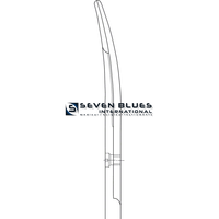 Ciseaux de dissection REYNOLDS BSC1180 - Ciseaux chirurgicaux manuels en acier avec poignées en plastique