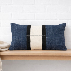 Decor Black <b>Pillows</b> Slip Covers Decoration for <b>Sofa</b> Luxury Loomed Woven Cushion Cover with Soft Textures 10X20 Pillowcase - Product Image 3